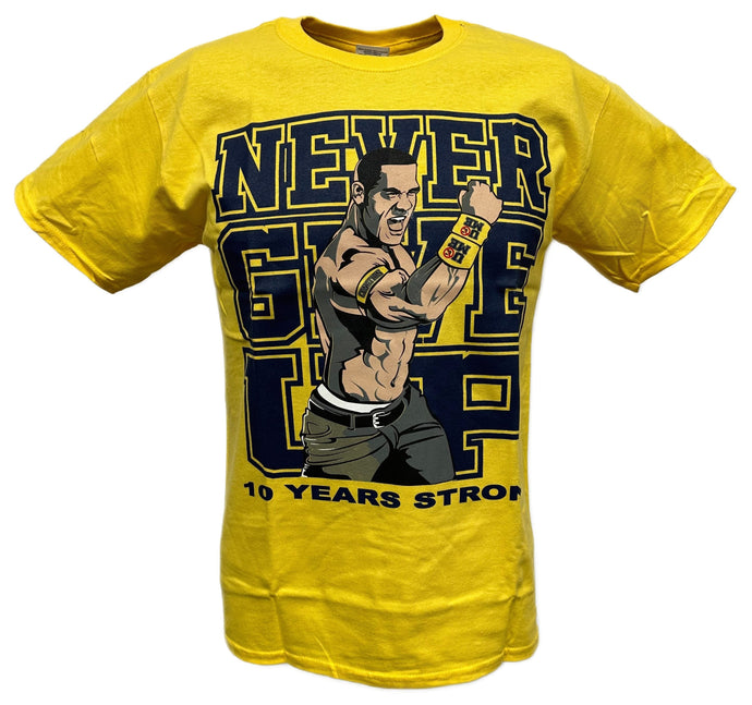 John Cena Yellow Ten Years Strong Kids T-shirt Boys Sports Mem, Cards & Fan Shop > Fan Apparel & Souvenirs > Wrestling by Hybrid Tees | Extreme Wrestling Shirts