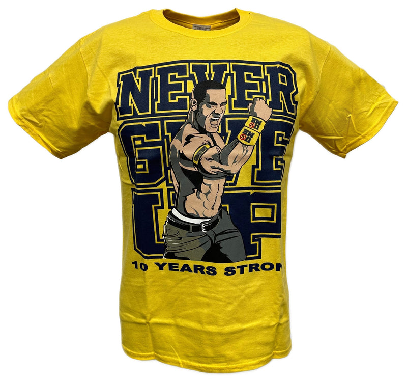 Load image into Gallery viewer, John Cena Yellow Ten Years Strong Kids T-shirt Boys Sports Mem, Cards &amp; Fan Shop &gt; Fan Apparel &amp; Souvenirs &gt; Wrestling by Hybrid Tees | Extreme Wrestling Shirts
