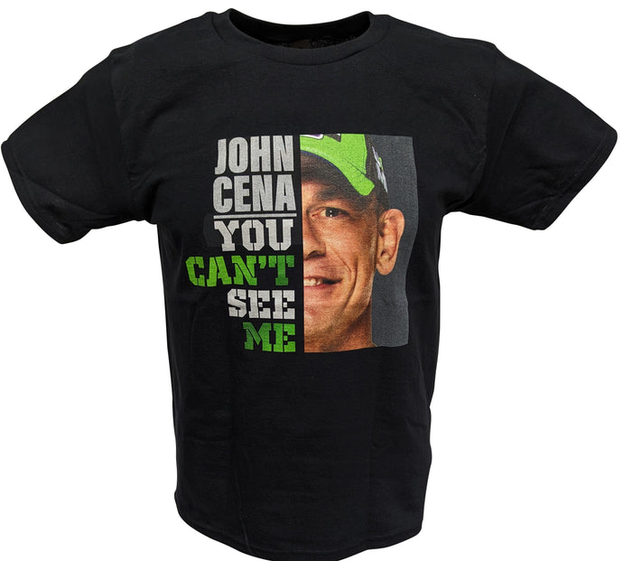 John Cena You Can't See Me Split Face WWE Boys Kids T-shirt Sports Mem, Cards & Fan Shop > Fan Apparel & Souvenirs > Wrestling by EWS | Extreme Wrestling Shirts