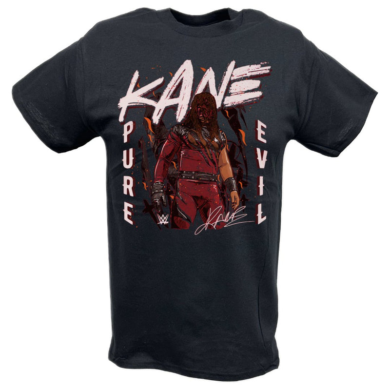 Load image into Gallery viewer, Kane Pure Evil Black T-shirt by EWS | Extreme Wrestling Shirts
