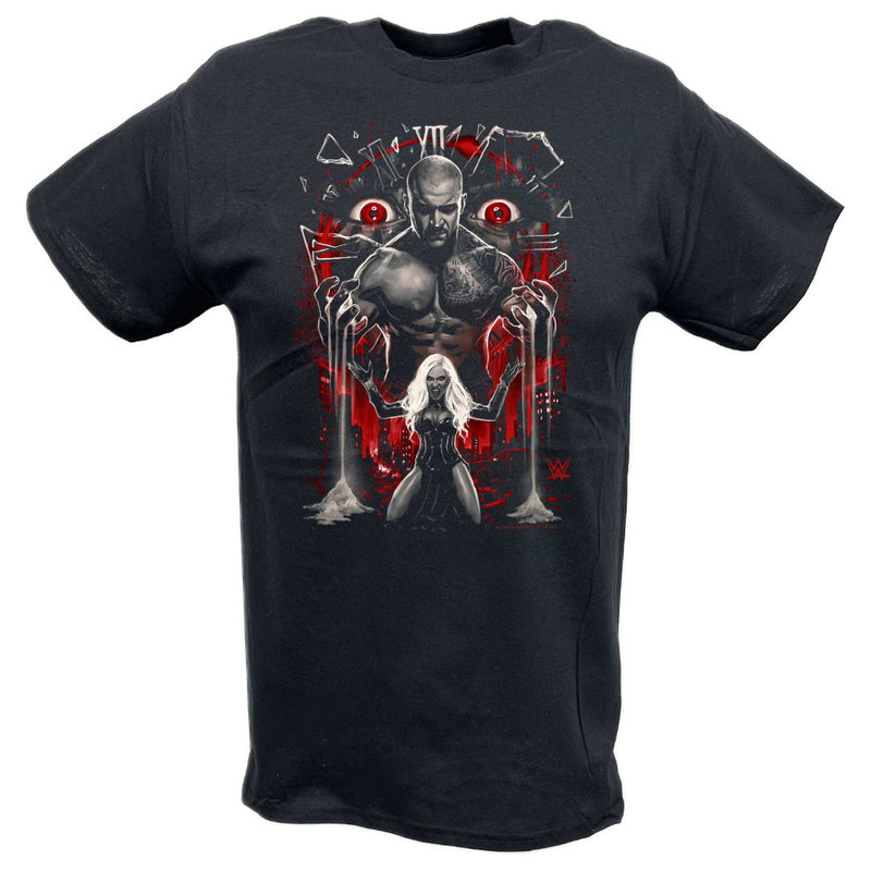 Load image into Gallery viewer, Karrion Kross Scarlett Animated Black T-shirt by EWS | Extreme Wrestling Shirts
