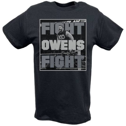 Kevin Owens Fight Owens Fight Mens Black T-shirt Sports Mem, Cards & Fan Shop > Fan Apparel & Souvenirs > Wrestling by EWS | Extreme Wrestling Shirts