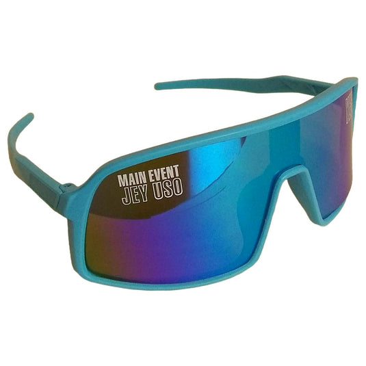 Kids Main Event Jey Uso Yeet Sport Shades Costume Glasses Blue by EWS | Extreme Wrestling Shirts