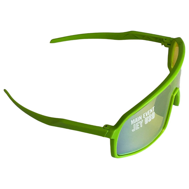 Load image into Gallery viewer, Kids Main Event Jey Uso Yeet Sport Shades Costume Glasses Green by EWS | Extreme Wrestling Shirts
