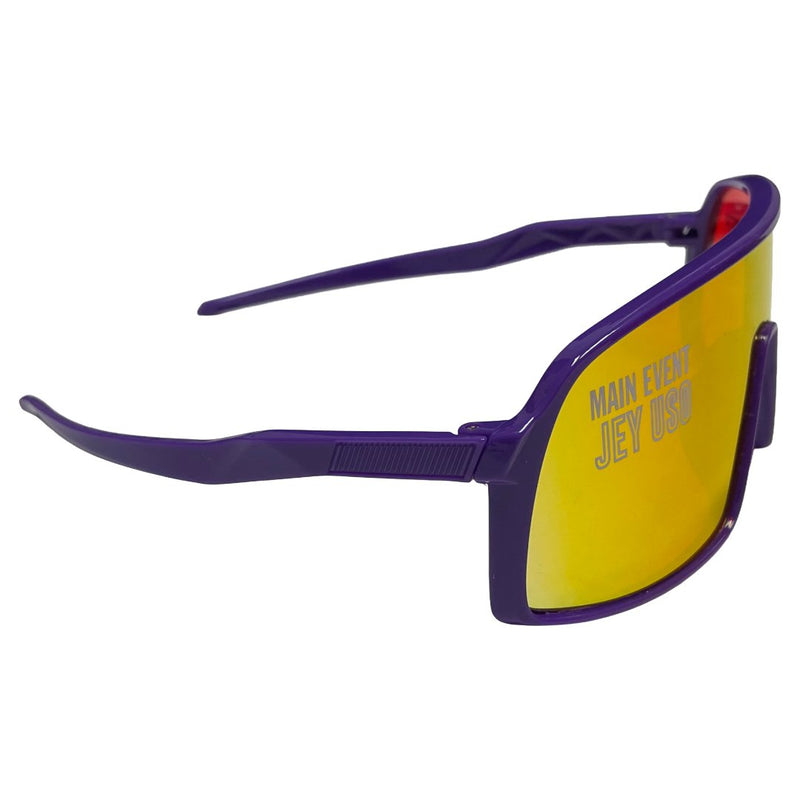 Load image into Gallery viewer, Kids Main Event Jey Uso Yeet Sport Shades Costume Glasses Purple by EWS | Extreme Wrestling Shirts
