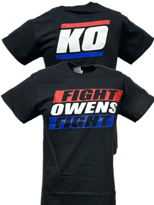 KO Red White Blue Fight Kevin Owens Fight USA Mens T-shirt Sports Mem, Cards & Fan Shop > Fan Apparel & Souvenirs > Wrestling by Hybrid Tees | Extreme Wrestling Shirts