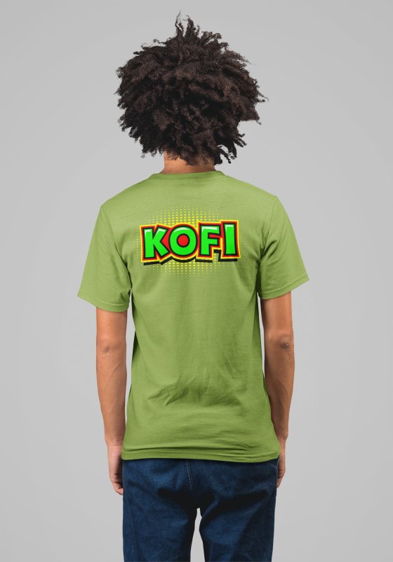 Load image into Gallery viewer, Kofi Kingston Boom Green Shirt by EWS | Extreme Wrestling Shirts
