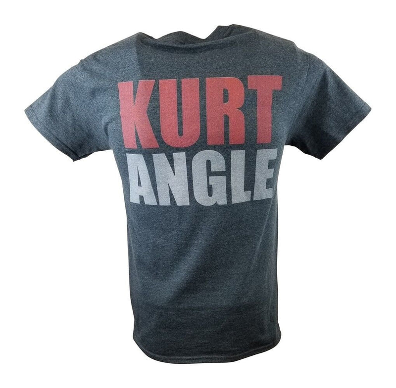 Load image into Gallery viewer, Kurt Angle From This Angle WWE Mens Gray T-shirt Sports Mem, Cards &amp; Fan Shop &gt; Fan Apparel &amp; Souvenirs &gt; Wrestling by EWS | Extreme Wrestling Shirts
