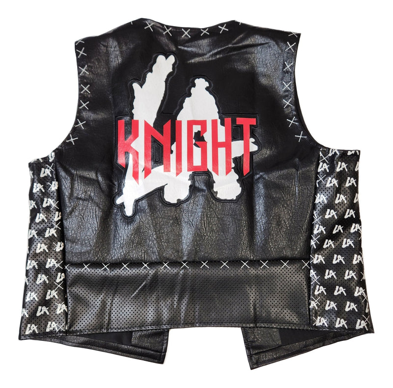Load image into Gallery viewer, LA Knight Yeah! WWE Mens Black Replica Vest by EWS | Extreme Wrestling Shirts

