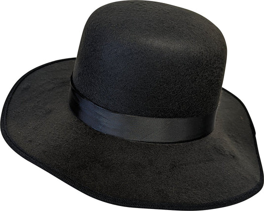 Large Oversized Round Felt Black Hat for Undertaker Costume Sports Mem, Cards & Fan Shop > Fan Apparel & Souvenirs > Wrestling by Carnival | Extreme Wrestling Shirts