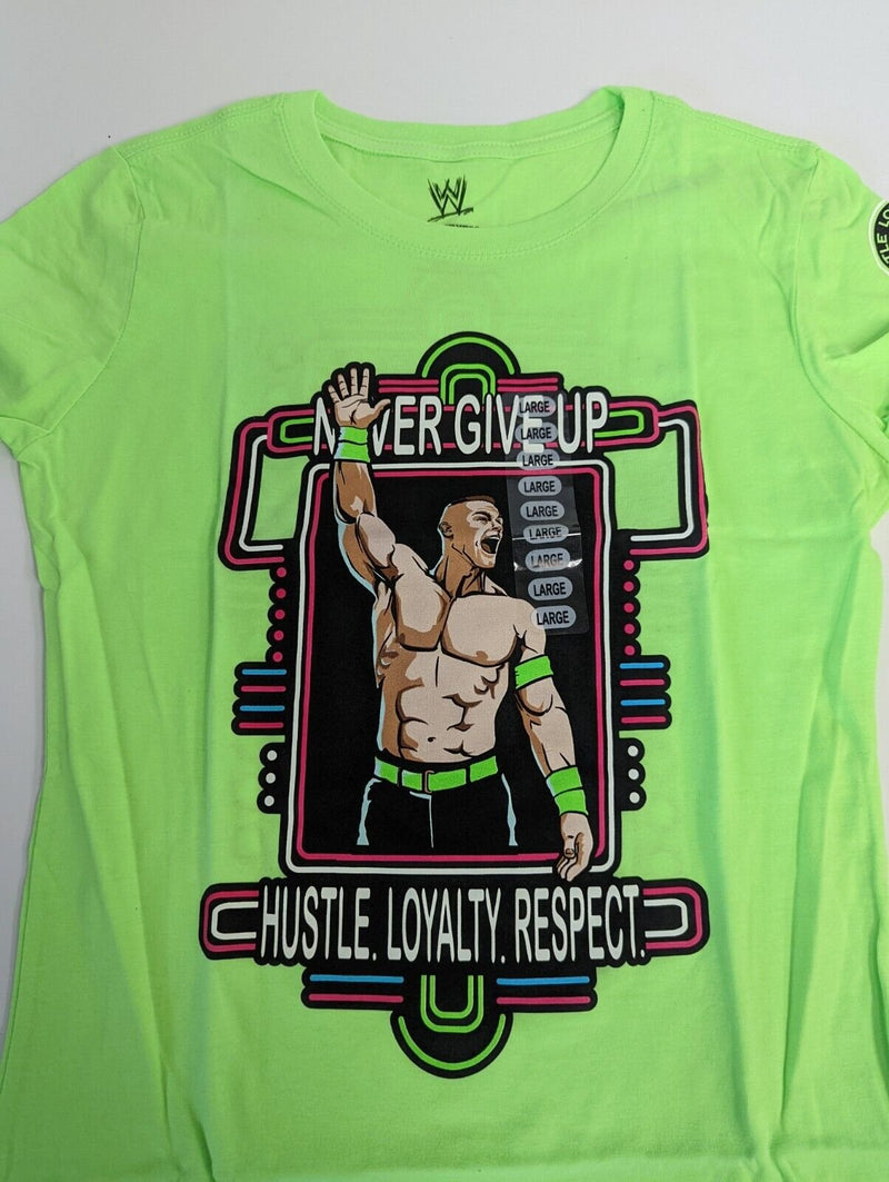 Load image into Gallery viewer, Lot of 15 Womens Size Large WWE Authentic T-shirts | John Cena Dolph Ziggler Miz by EWS | Extreme Wrestling Shirts
