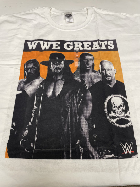Lot of 6 Men Size 3XL T-shirts | Cena Orton Undertaker The Rock (3XL) by EWS | Extreme Wrestling Shirts