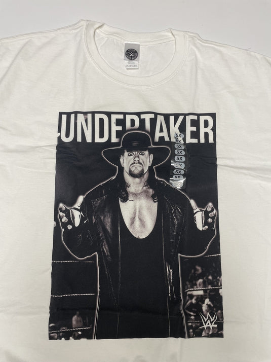 Lot of 6 Men Size 5XL WWE Authentic T-shirts | Cena Orton Undertaker The Rock (5XL) by Extreme Wrestling Shirts | Extreme Wrestling Shirts