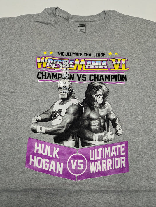 Lot of 6 Men Size 5XL WWE Authentic T-shirts | Cena Orton Undertaker The Rock (5XL) by Extreme Wrestling Shirts | Extreme Wrestling Shirts