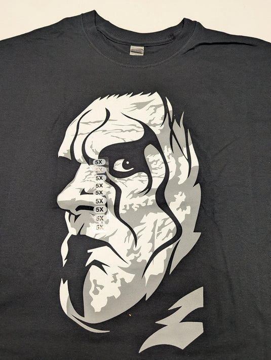 Lot of 6 Men Size 5XL WWE Authentic T-shirts | Cena Orton Undertaker The Rock (5XL) by Extreme Wrestling Shirts | Extreme Wrestling Shirts