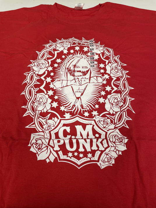 Lot of 6 Men Size 5XL WWE Authentic T-shirts | Cena Orton Undertaker The Rock (5XL) by Extreme Wrestling Shirts | Extreme Wrestling Shirts