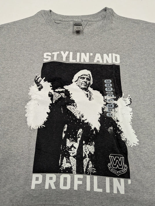 Lot of 6 Men Size 5XL WWE Authentic T-shirts | Cena Orton Undertaker The Rock (5XL) by Extreme Wrestling Shirts | Extreme Wrestling Shirts