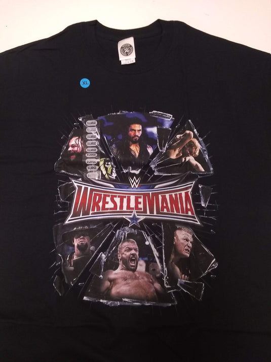 Lot of 8 Men Size XL WWE Authentic T-shirts | Cena Orton Undertaker The Rock NEW (XL) by EWS | Extreme Wrestling Shirts