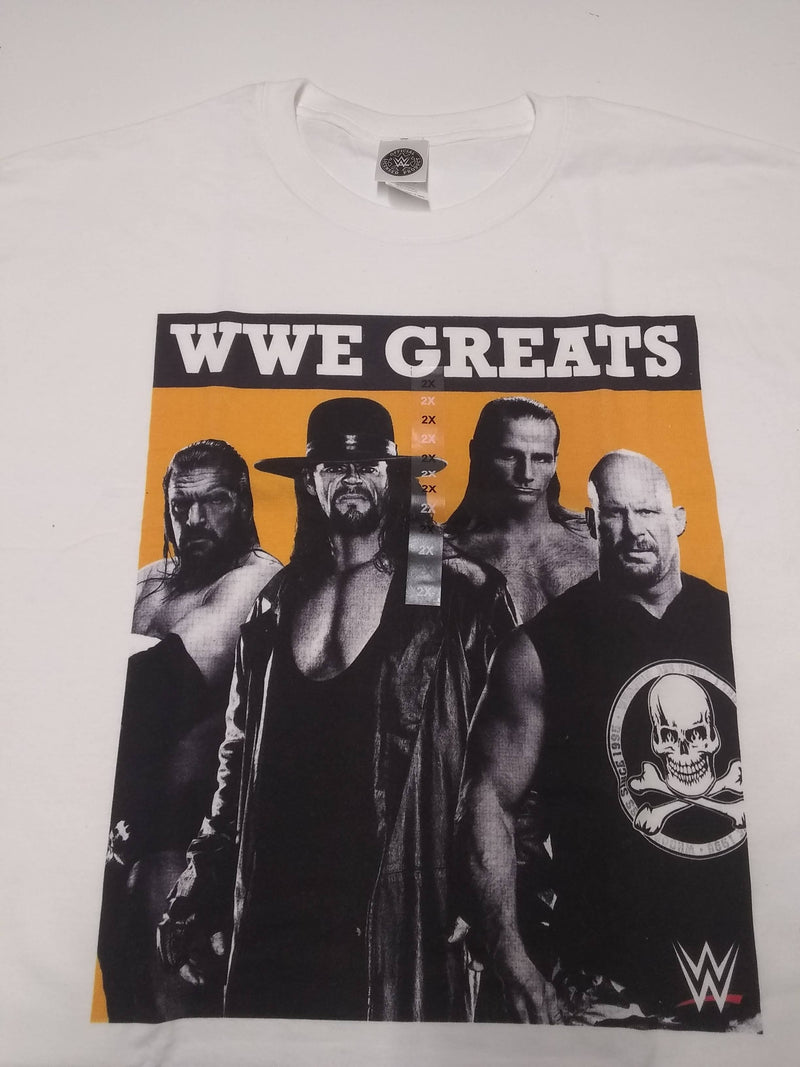 Load image into Gallery viewer, Lot of 8 Men Size XXL WWE T-shirts|Cena Orton Undertaker Rock by EWS | Extreme Wrestling Shirts
