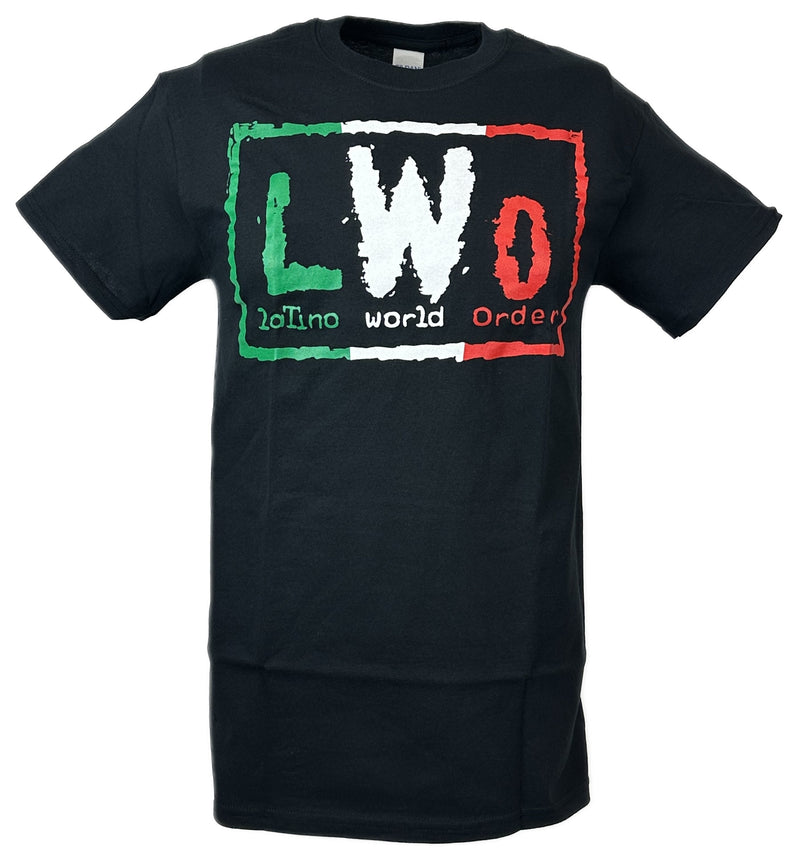 Load image into Gallery viewer, LWO Latino World Order WCW NWO Mens Black T-shirt Sports Mem, Cards &amp; Fan Shop &gt; Fan Apparel &amp; Souvenirs &gt; Wrestling by Hybrid Tees | Extreme Wrestling Shirts
