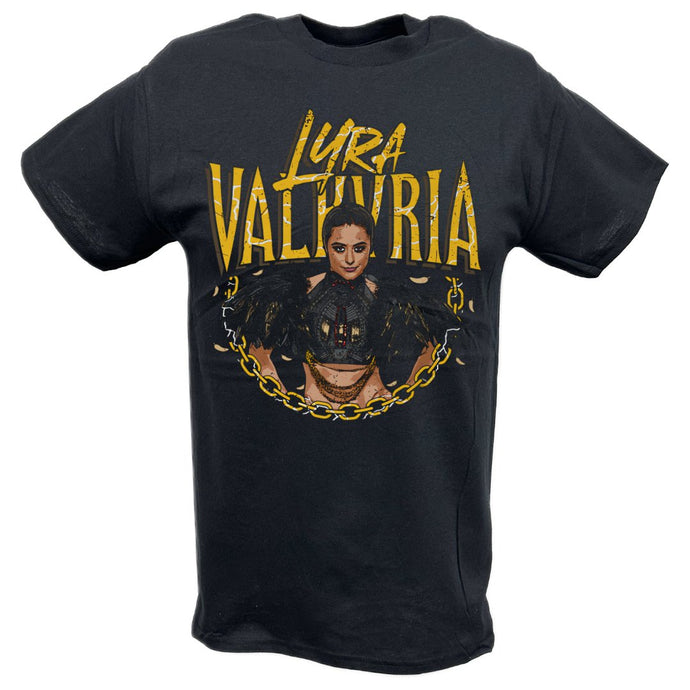 Lyra Valkyria Chain Black T-shirt by EWS | Extreme Wrestling Shirts