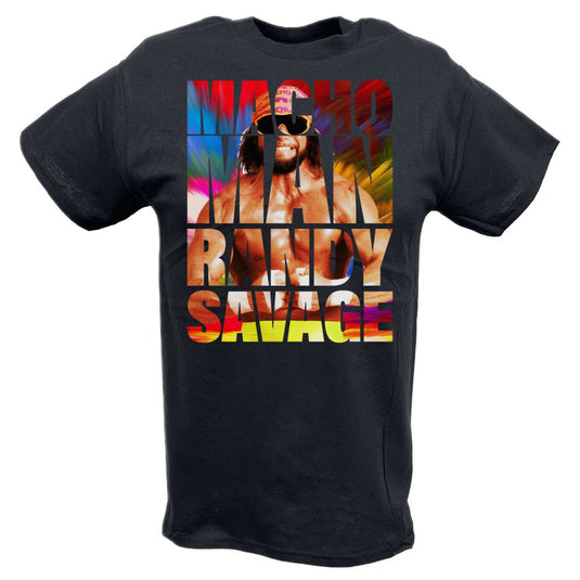 Macho Man Randy Savage Allover Mens Black T-shirt Sports Mem, Cards & Fan Shop > Fan Apparel & Souvenirs > Wrestling by EWS | Extreme Wrestling Shirts