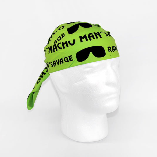 Macho Man Randy Savage Colored Costume Bandana Green Sports Mem, Cards & Fan Shop > Fan Apparel & Souvenirs > Wrestling by Macho Man | Extreme Wrestling Shirts