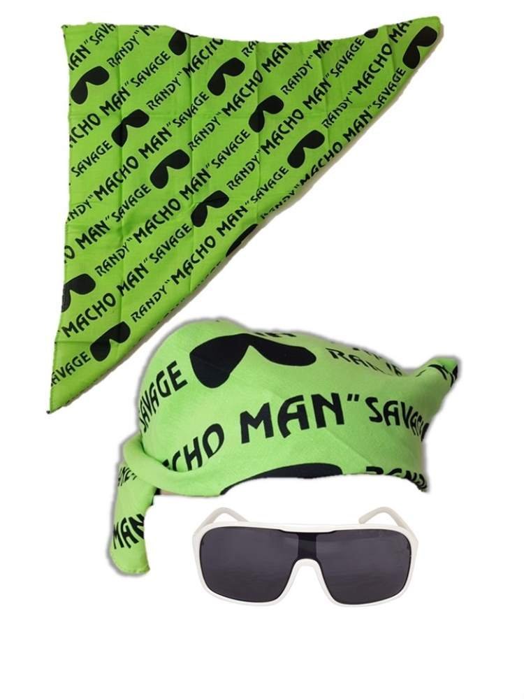 Load image into Gallery viewer, Macho Man Randy Savage Colored Costume Glasses Bandana Green Sports Mem, Cards &amp; Fan Shop &gt; Fan Apparel &amp; Souvenirs &gt; Wrestling by Macho Man | Extreme Wrestling Shirts
