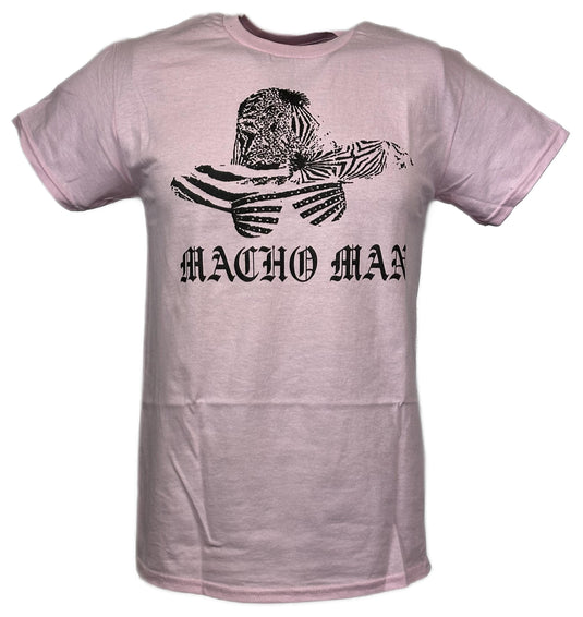 Macho Man Randy Savage Hat Glasses Pink T-shirt by EWS | Extreme Wrestling Shirts