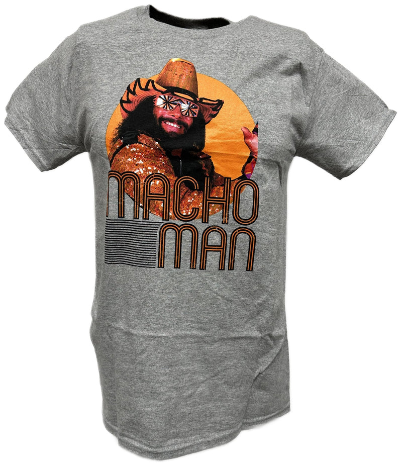 Load image into Gallery viewer, Macho Man Randy Savage Mackin and Smackin Grey T-shirt Sports Mem, Cards &amp; Fan Shop &gt; Fan Apparel &amp; Souvenirs &gt; Wrestling by EWS | Extreme Wrestling Shirts
