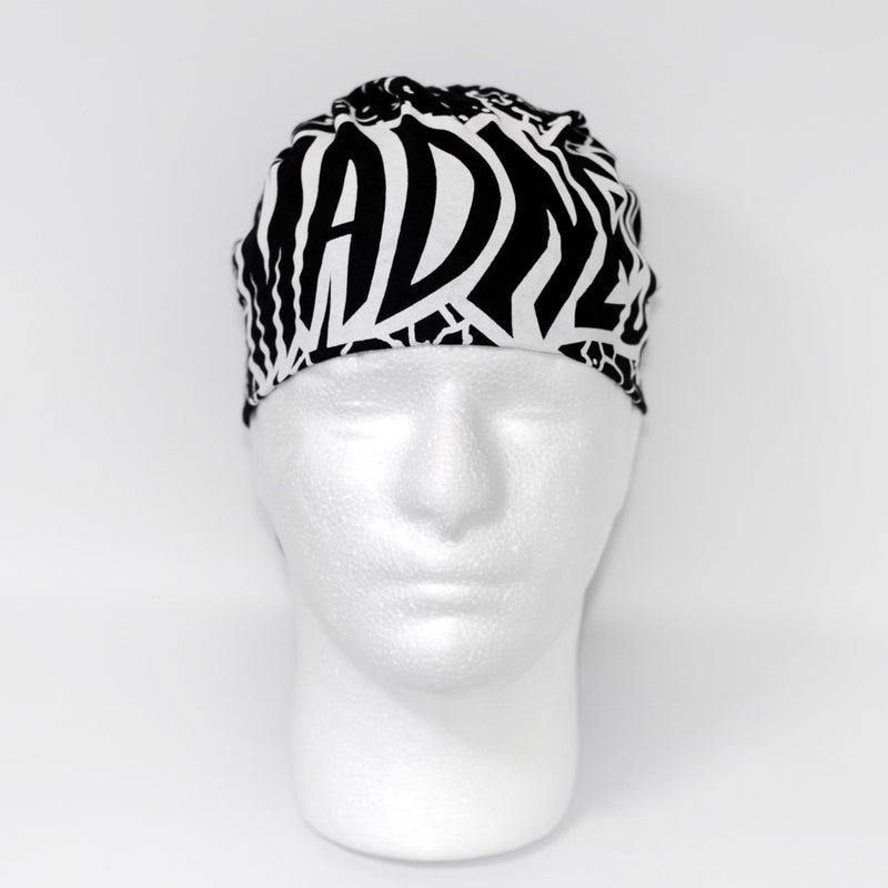 Load image into Gallery viewer, Macho Man Randy Savage Madness Bandana White Sunglasses Costume (Black Bandana, White Glasses)
