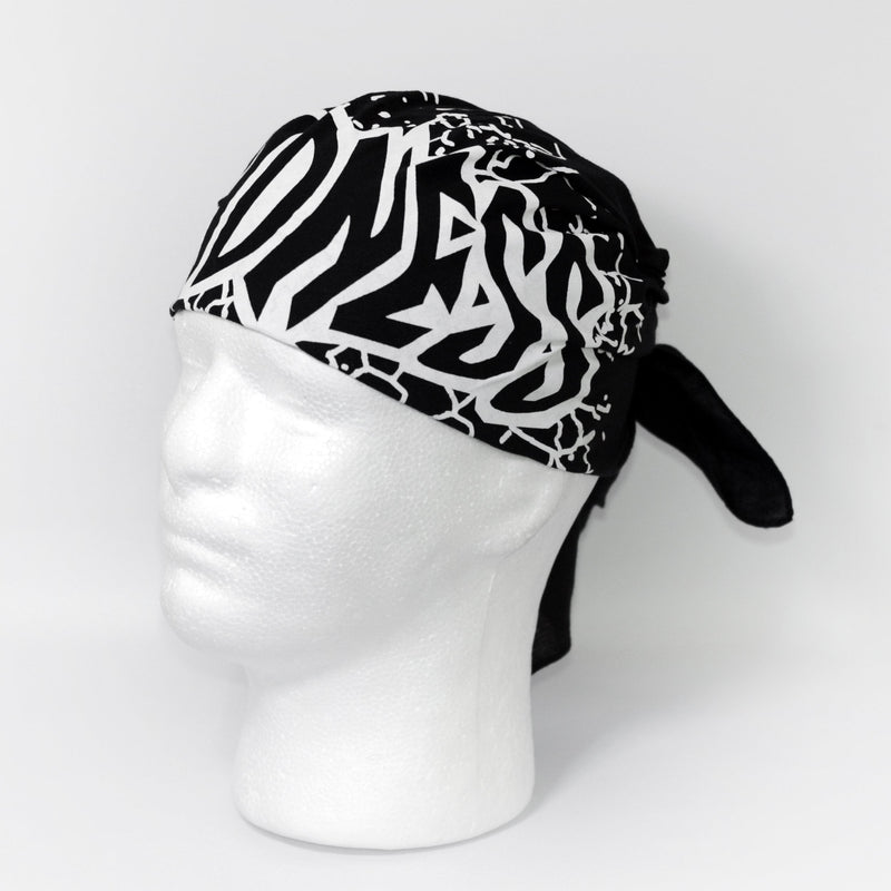 Load image into Gallery viewer, Macho Man Randy Savage Madness Bandana White Sunglasses Costume (Black Bandana, White Glasses)
