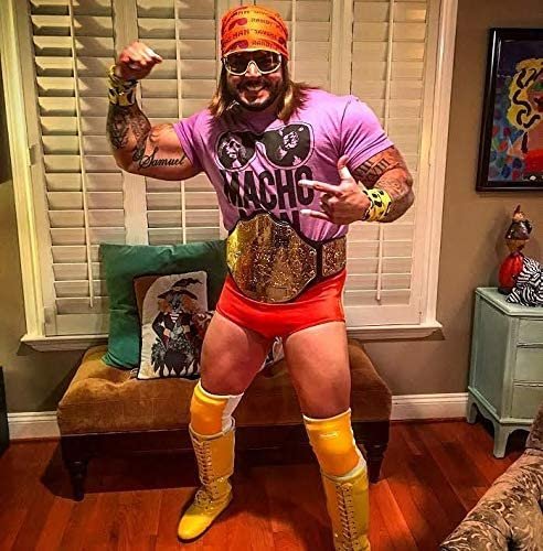 Macho Man Randy Savage Orange Print Bandana New Sports Mem, Cards & Fan Shop > Fan Apparel & Souvenirs > Wrestling by Macho Man | Extreme Wrestling Shirts