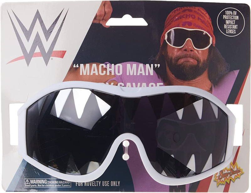 Load image into Gallery viewer, Macho Man Randy Savage Shark Tooth Sunglasses New Standard Apparel by Sun-Staches | Extreme Wrestling Shirts
