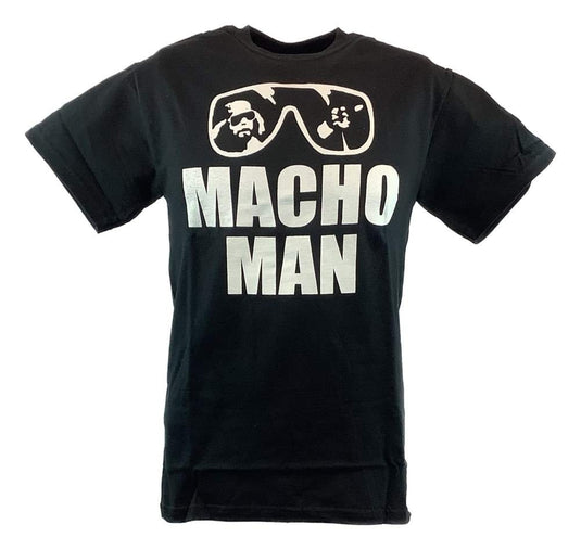 Macho Man Randy Savage Sunglasses Black T-shirt Sports Mem, Cards & Fan Shop > Fan Apparel & Souvenirs > Wrestling by Hybrid Tees | Extreme Wrestling Shirts