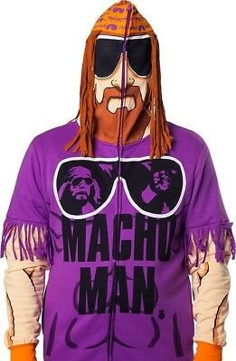 Load image into Gallery viewer, Macho Man Randy Savage WWE Zip Over Mens Hoody Sweatshirt Sports Mem, Cards &amp; Fan Shop &gt; Fan Apparel &amp; Souvenirs &gt; Wrestling by WWE | Extreme Wrestling Shirts
