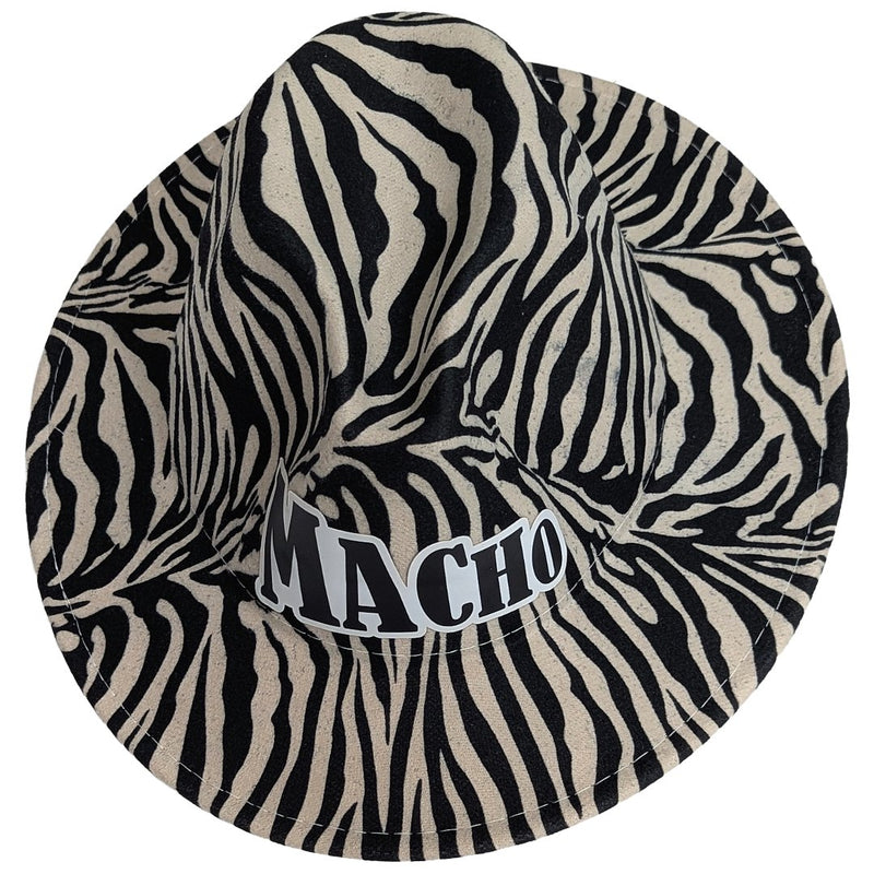 Load image into Gallery viewer, Macho Man Zebra Hat and Sticker by EWS | Extreme Wrestling Shirts
