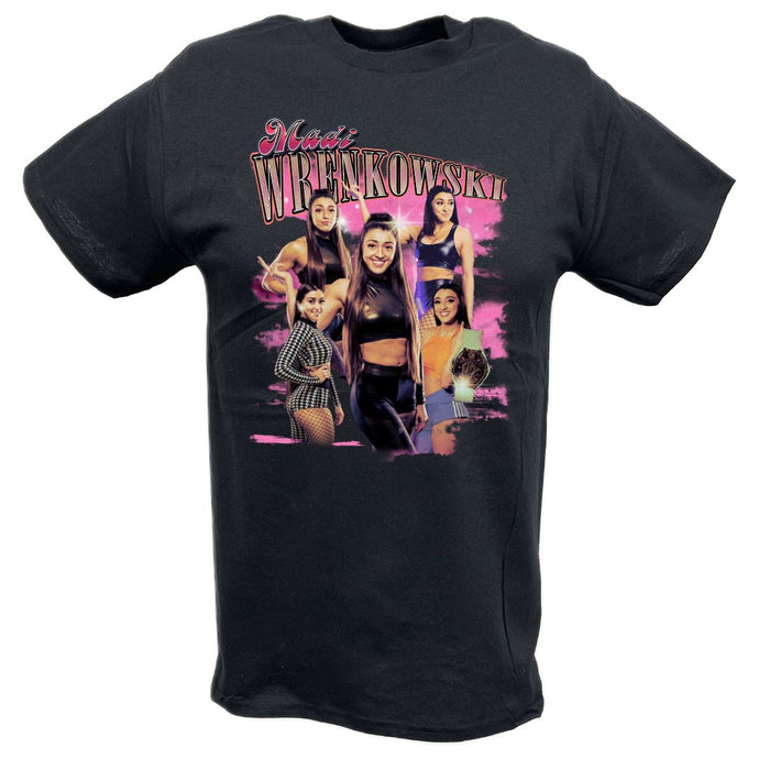 Madi Wrenkowski The Main Charachter Black T-shirt by EWS | Extreme Wrestling Shirts