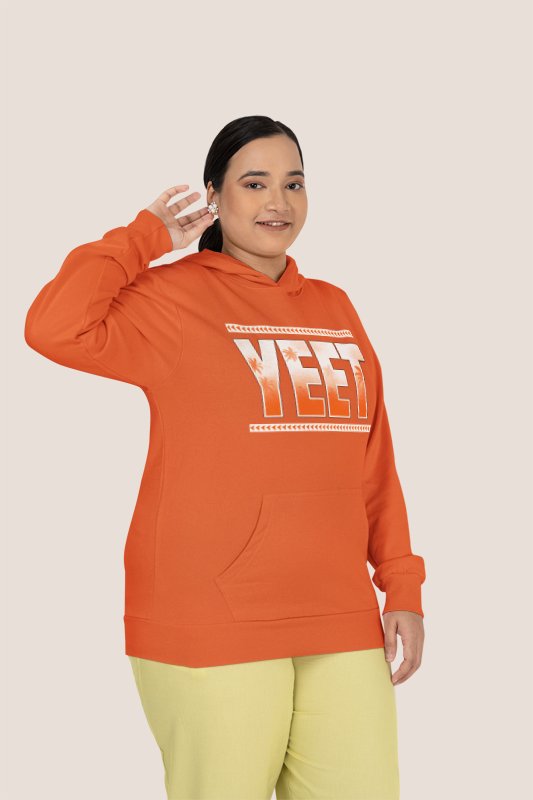 Load image into Gallery viewer, Main Event Jey Uso Orange Pullover Hoody Sweatshirt by EWS | Extreme Wrestling Shirts
