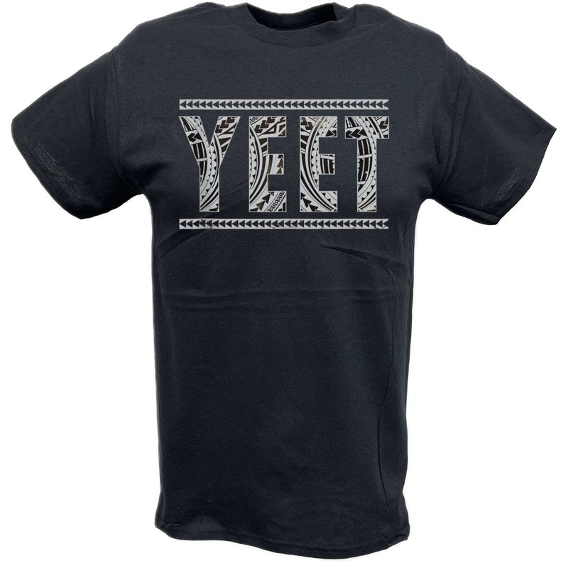 Load image into Gallery viewer, Main Event Jey Uso YEET Black T-shirt by EWS | Extreme Wrestling Shirts
