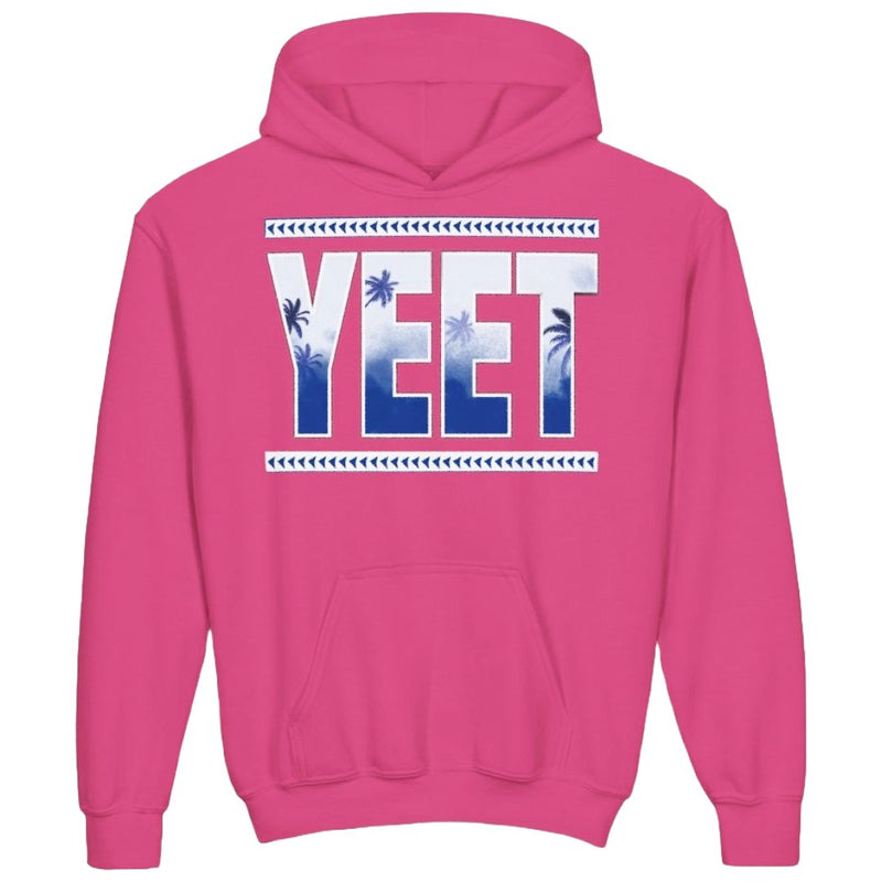 Load image into Gallery viewer, Main Event Jey Uso Yeet Bloodline Pink Kids Youth Pullover Hoody Sweatshirt by EWS | Extreme Wrestling Shirts
