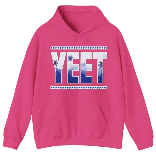 Main Event Jey Uso Yeet Bloodline Pink Pullover Hoody Sweatshirt by EWS | Extreme Wrestling Shirts