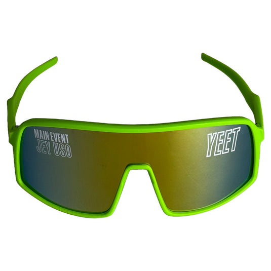 Main Event Jey Uso Yeet Sport Shades Costume Glasses Green by EWS | Extreme Wrestling Shirts
