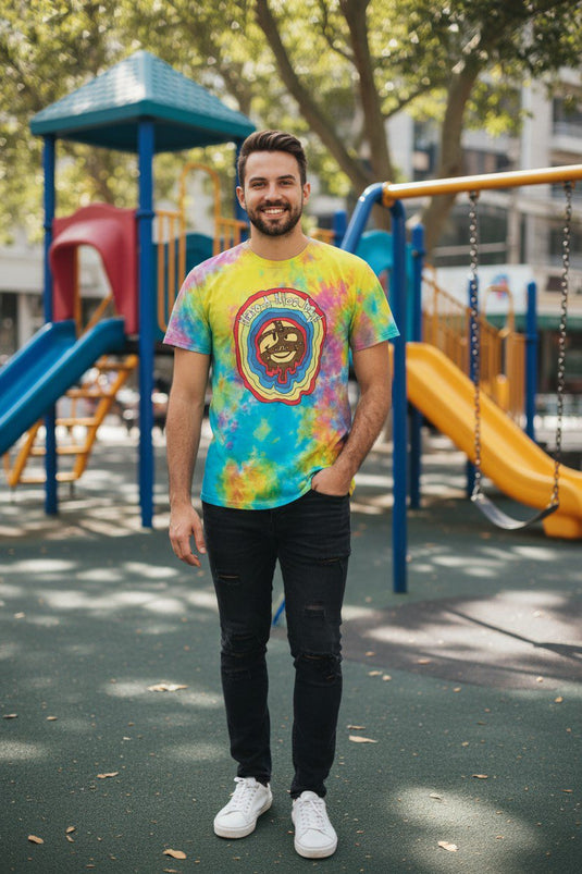 Mankind Have A Nice Day Tie Dye T-shirt by EWS | Extreme Wrestling Shirts