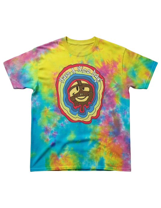 Mankind Have A Nice Day Tie Dye T-shirt by EWS | Extreme Wrestling Shirts