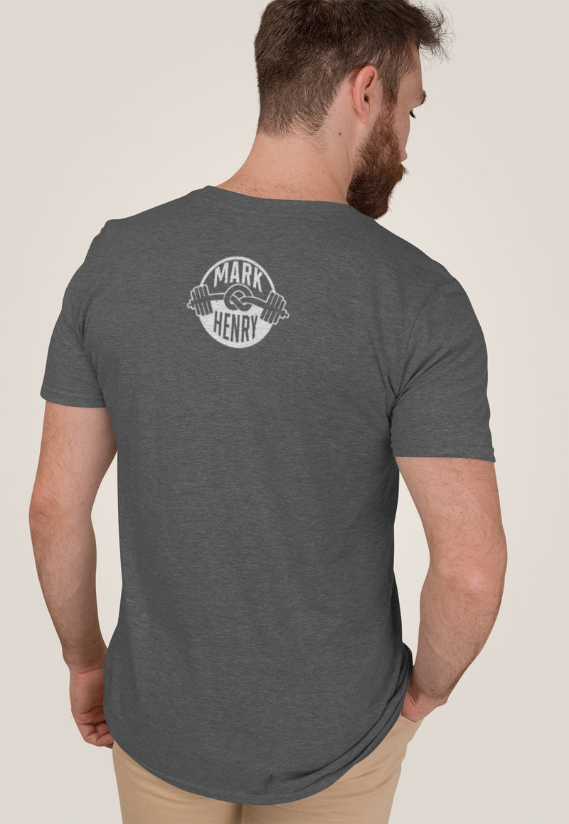 Load image into Gallery viewer, Mark Henry Bent on Destruction Gray T-shirt by EWS | Extreme Wrestling Shirts
