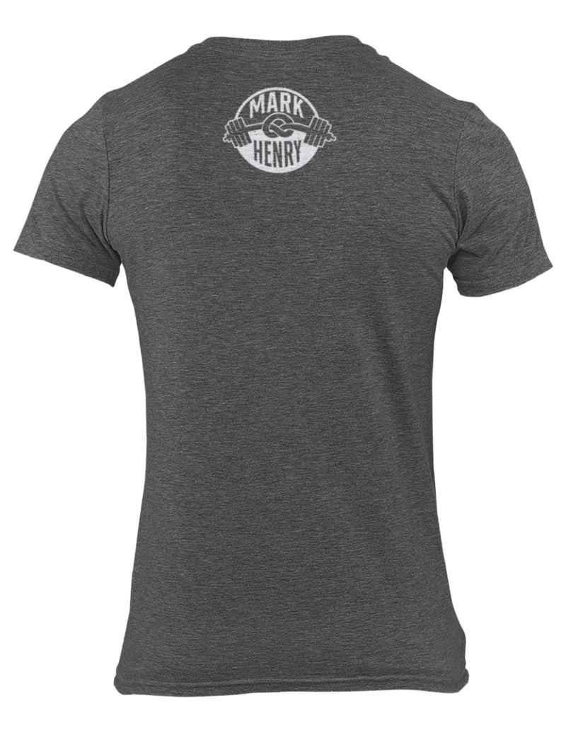 Load image into Gallery viewer, Mark Henry Bent on Destruction Gray T-shirt by EWS | Extreme Wrestling Shirts
