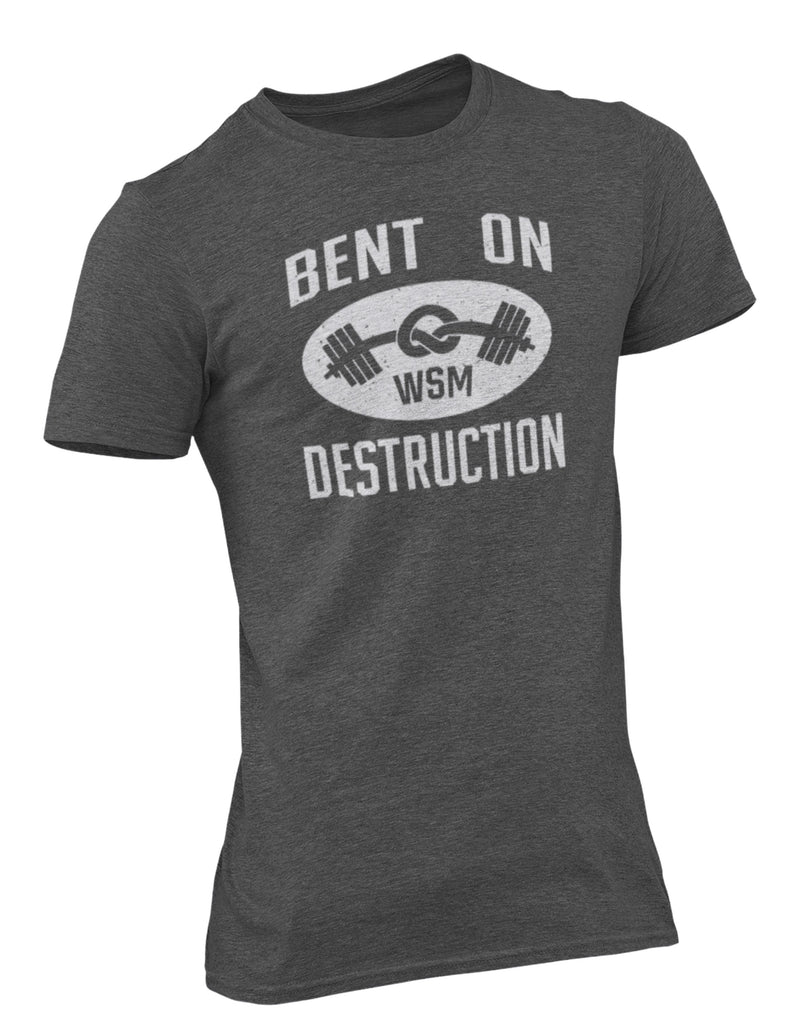 Load image into Gallery viewer, Mark Henry Bent on Destruction Gray T-shirt by EWS | Extreme Wrestling Shirts
