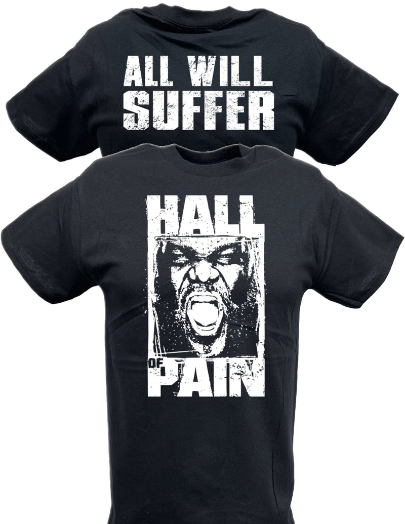 Load image into Gallery viewer, Mark Henry Hall is Pain All Will Suffer T-shirt by EWS | Extreme Wrestling Shirts
