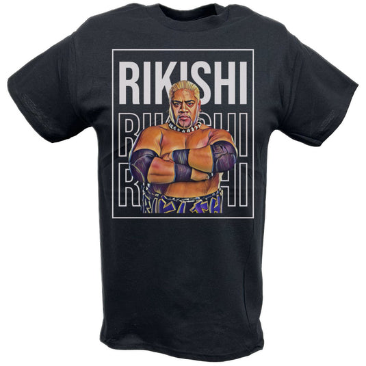 Rikishi Pose Staredown Black T-shirt